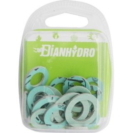 KIT MISTO GUARNIZIONI ESENTI AMIANTO BLISTER pz.10x(3/8-1/2) +pz.5x(3/4)