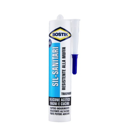 BOSTIK SIL-SANITARI RESISTENTE MUFFA 280 ML TRASP