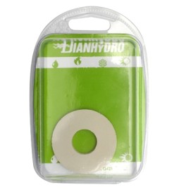 GUARNIZIONE IN GOMMA BIANCA CON BORDO LEGGERO BLISTER 1/2