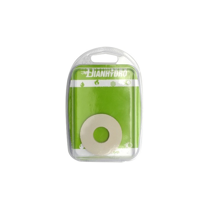 GUARNIZIONE IN GOMMA BIANCA CON BORDO LEGGERO BLISTER 1/2