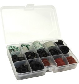 SCATOLA ASSORTITA 222 PZ GUARNIZIONI IN 15 MINI-BOX -