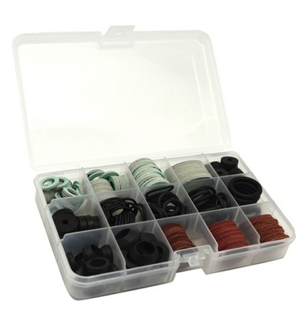SCATOLA ASSORTITA 222 PZ GUARNIZIONI IN 15 MINI-BOX -
