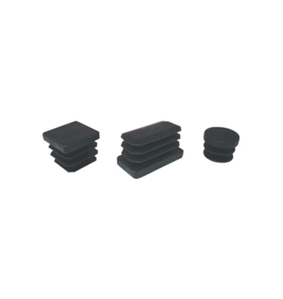 BL PUNTALE ALETTATO TONDO 18 MM NERO 10 PZ