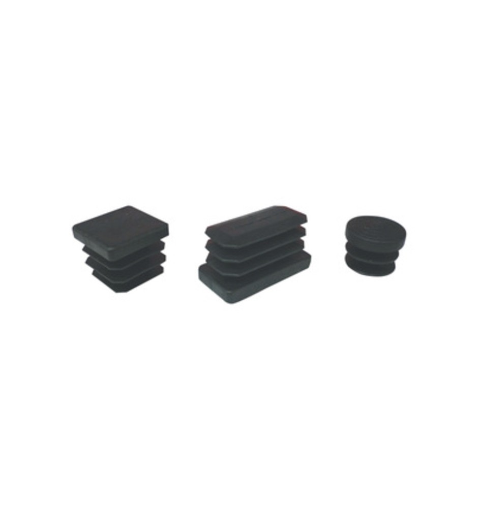 BL PUNTALE ALETTATO TONDO 20 MM NERO 10 PZ