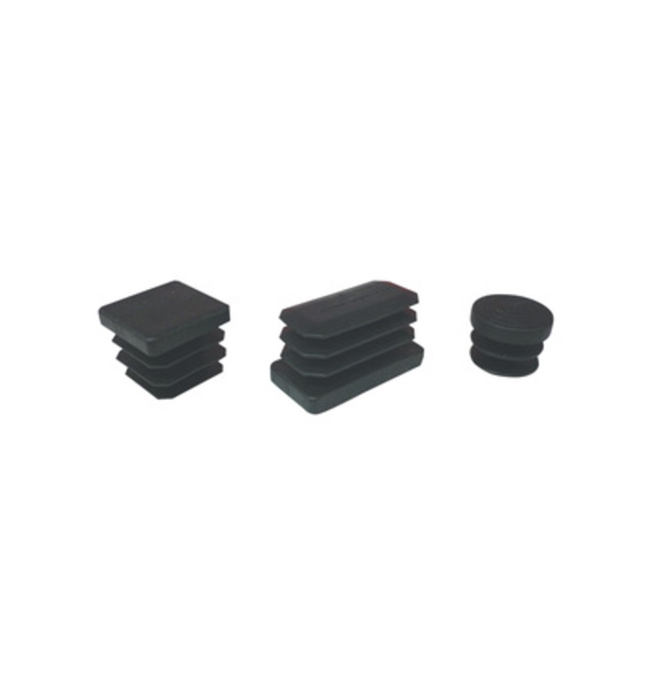 BL PUNTALE ALETTATO TONDO 22 MM NERO 8 PZ