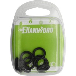 10 PZ ANELLI DI TENUTA O - RING PER FLESSIBILE MONOFORO BLISTER pz. 10 Diam. mm 6