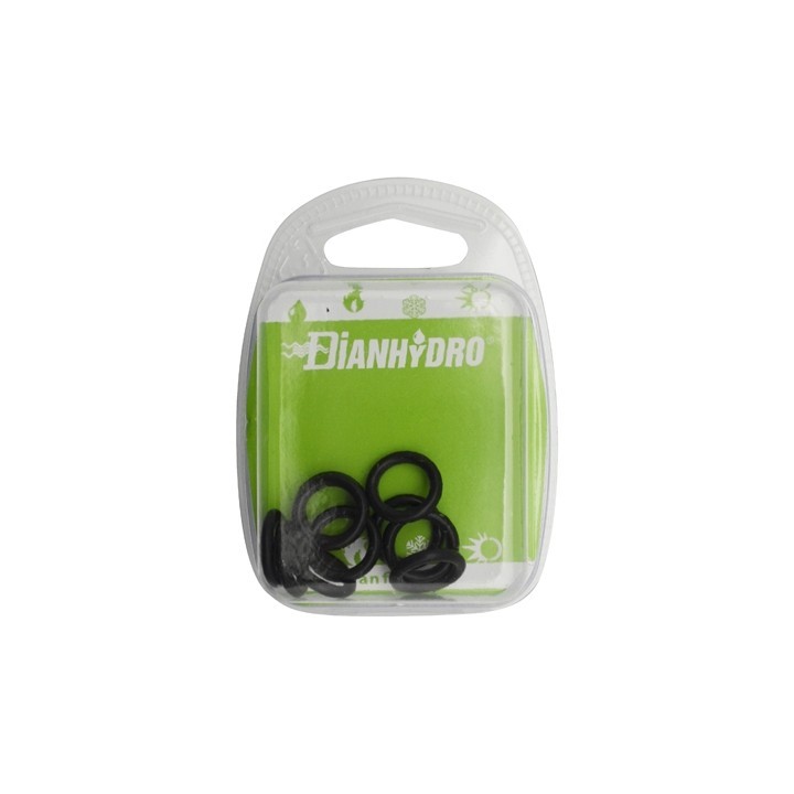 10 PZ ANELLI DI TENUTA O - RING PER FLESSIBILE MONOFORO BLISTER pz. 10 Diam. mm 6