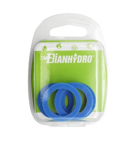 5 PZ GUARNIZIONI BLU SOFTPRENE MM 2 BLISTER pz. 5 x 3/8"