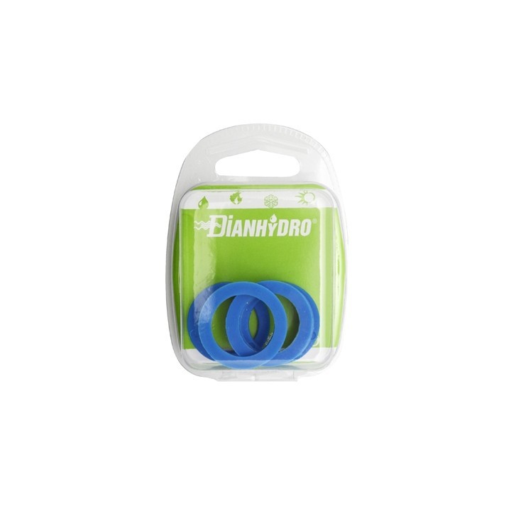 5 PZ GUARNIZIONI BLU SOFTPRENE MM 2 BLISTER pz. 5 x 1/2"