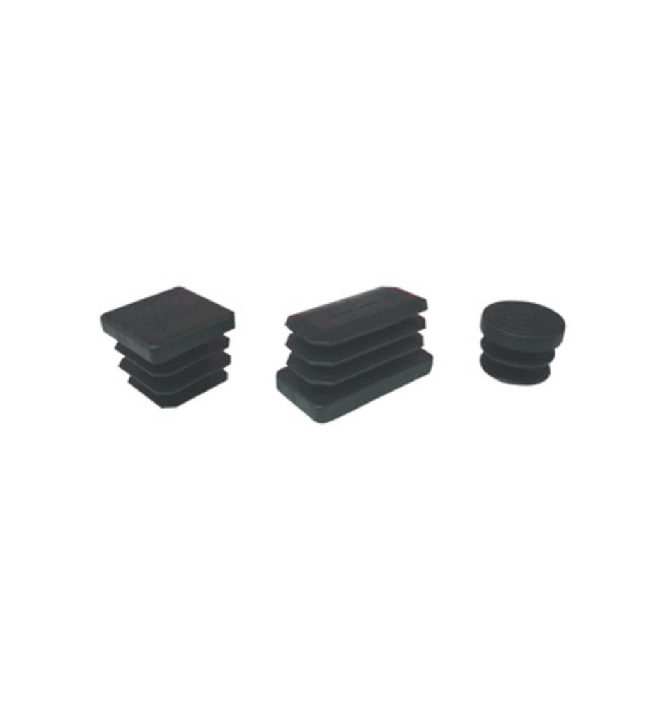 BL PUNTALE ALETTATO TONDO 28 MM NERO 8 PZ
