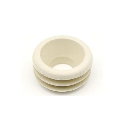 MORSETTO GOMMA BIANCO PER CANOTTI 32 -