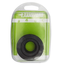 MORSETTO IN GOMMA NERA PER CANOTTI BLISTER Diam. Est. mm 40
