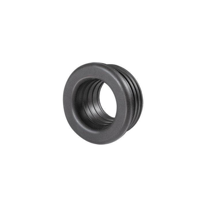 MORSETTO IN GOMMA NERA PER CURVE TECNICHE Diam. int. 25-26