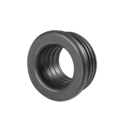 MORSETTO IN GOMMA NERA PER CURVE TECNICHE Diam. int. 32