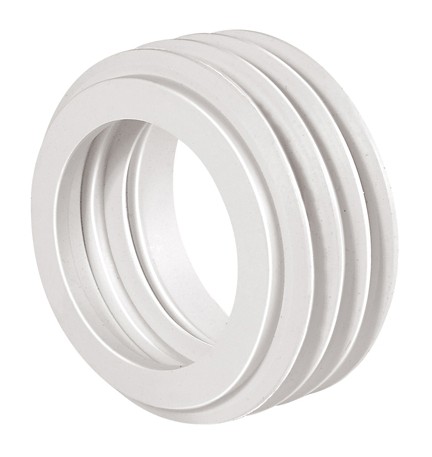 MORSETTO PER WC BIANCO D. 55 mm - D. int. 40/44