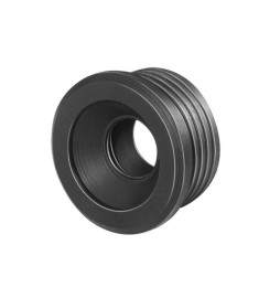 MORSETTO IN GOMMA NERA PER CURVE TECNICHE D. 50MM Diam. int 26-35 mm