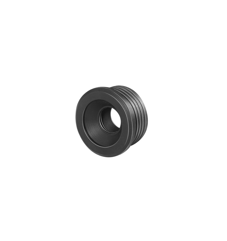 MORSETTO IN GOMMA NERA PER CURVE TECNICHE D. 50MM Diam. int 26-35 mm