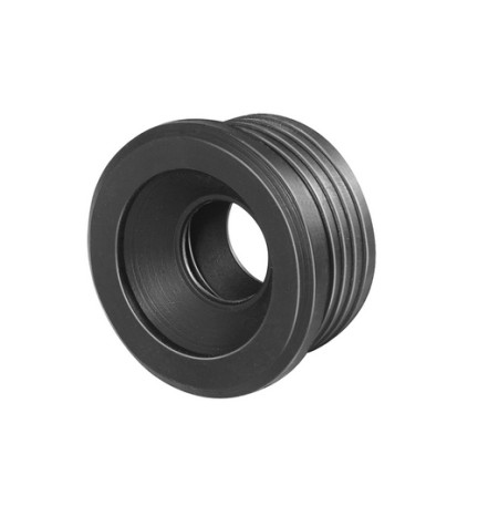 MORSETTO IN GOMMA NERA PER CURVE TECNICHE D. 50MM Diam. int 26-35 mm