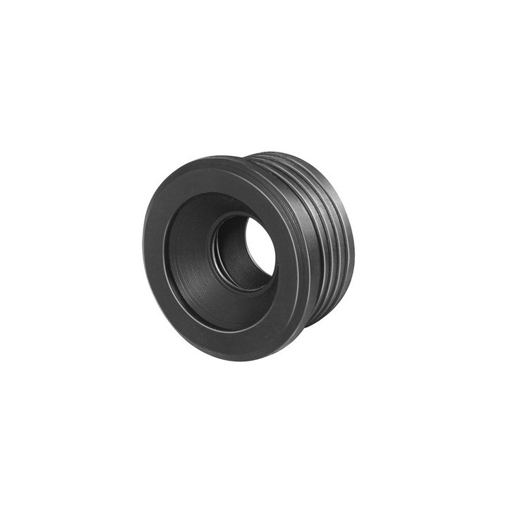 MORSETTO IN GOMMA NERA PER CURVE TECNICHE D. 50MM Diam. int 26-35 mm