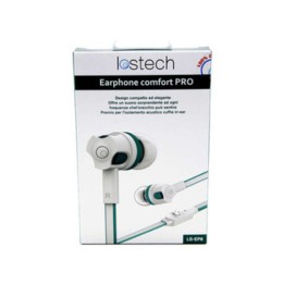 EARPHONE COMFORT HQ C/MICROF E PULS 120 CM WHITE