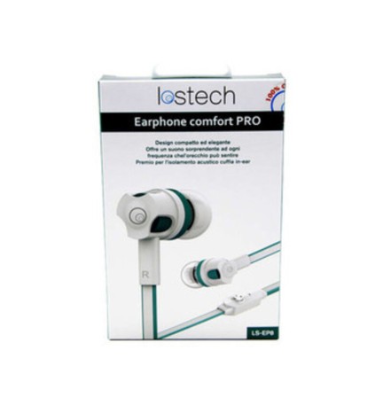 EARPHONE COMFORT HQ C/MICROF E PULS 120 CM WHITE