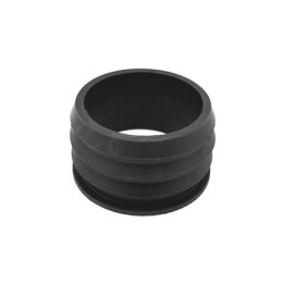 MORSETTO RIDUZIONE IN GOMMA NERA PER TUBO PVC Diam. F 90 mm / M 100 mm