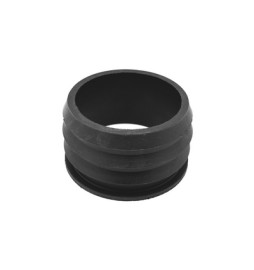 MORSETTO RIDUZIONE IN GOMMA NERA PER TUBO PVC Diam. F 90 mm / M 100 mm