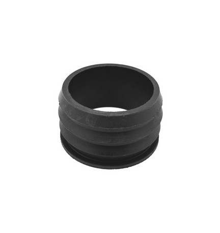 MORSETTO RIDUZIONE IN GOMMA NERA PER TUBO PVC Diam. F 90 mm / M 100 mm