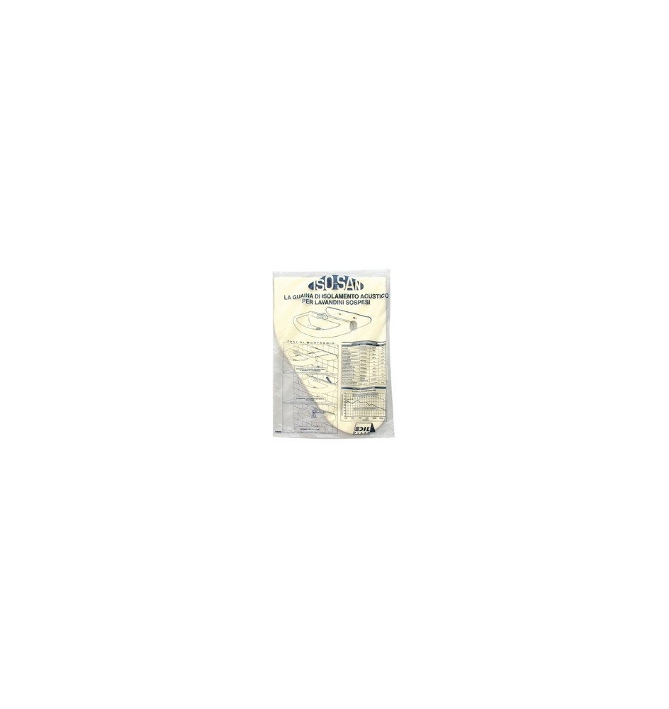 PROTEZIONE ACUSTICA PER LAVABO SOSPESI Spessore 5 mm