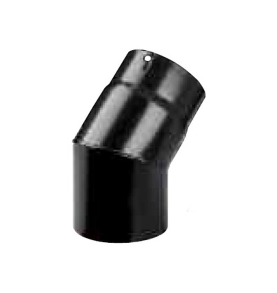 GOMITO PLUS PORCELLANATO 45 D 15 CM NERO OPACO