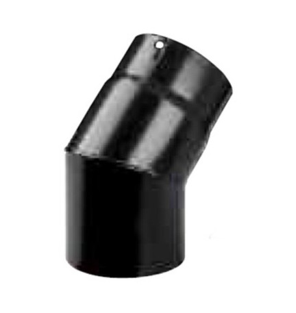 GOMITO PLUS PORCELLANATO 45 D 15 CM NERO OPACO