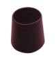 BL SOTTOSEDIA A GOCCIA NERO 18 MM 8 PZ