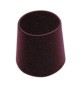 BL SOTTOSEDIA A GOCCIA NERO 25 MM 8 PZ*