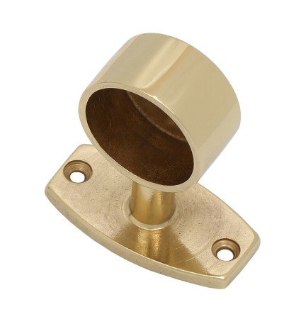 BL FINALE TUBO CORRIMANO OTTONE LUCIDO D 18 MM