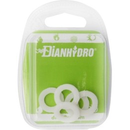 + GUARNIZIONI PER SANITARI "PLATINUM" BIANCHE MM2 BLISTER pz.5 x 3/8"