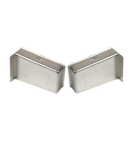 BL GUSCIO COPERTURA METALLO DX SX CR/SAT 2 PZ