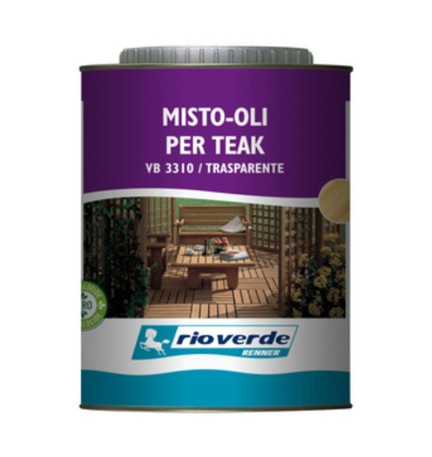 RIOVERDE VB 3310 OLIO P/TEAK 0,750 L TRASPARENTE
