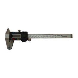 CALIBRO ACCIAIO DIGITALE LCD INOX LETTURA 0/150 MM