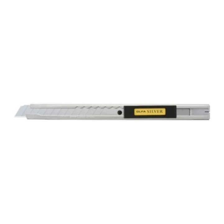 OLFA CUTTER 9 MM INOX SRV-1 C/BLOCCO AUTOMAT
