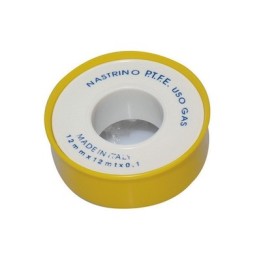 NASTRO PTFE TEFLON PROFESSIONALE MT. 12 GAS mm. 12