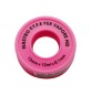 NASTRO PTFE TEFLON PER VAPORE ROSA H. 12 mm x 12 m x 0,1 mm