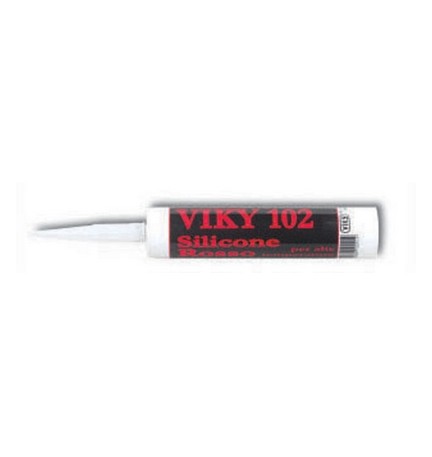 SILICONE ROSSO PER ALTE TEMPERATURE VIKY 280 ml