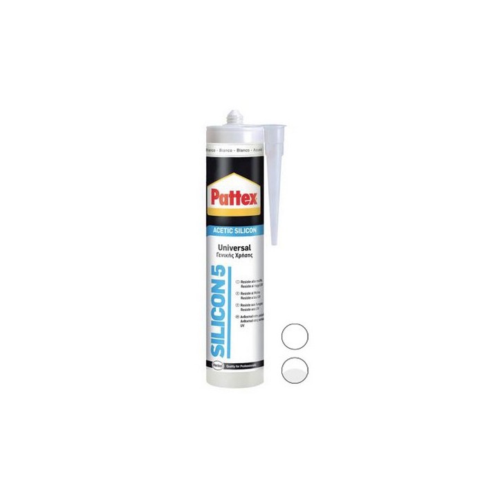 SILICONE SISTA S5 UNIVERSALE HENKEL 280 ml - Bianco