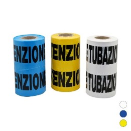 NASTRO AVVERTITORE Blu tubo acqua - 200 mt