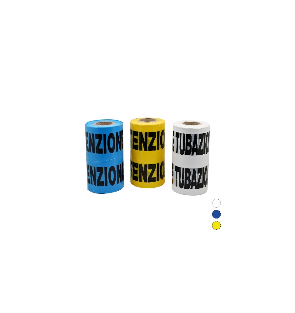 NASTRO AVVERTITORE Giallo tubo gas - 200 mt