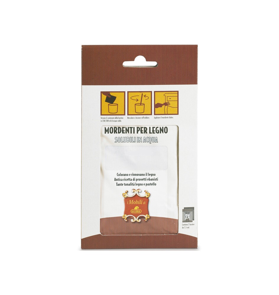 GUBRA MORDENTE NOCE SCURO 40 BLISTER 2 PZ