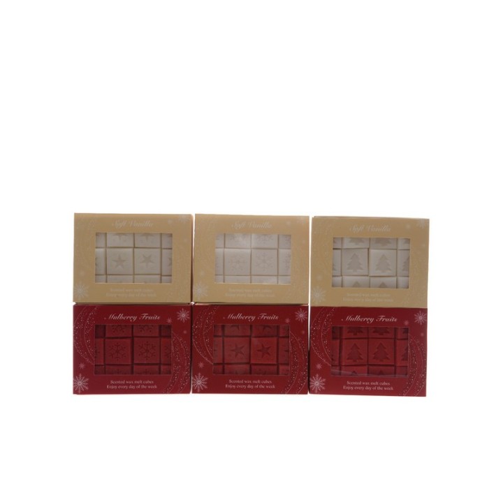 CUBETTI CERA PROFUMATA ASSORTITI PZ.12
