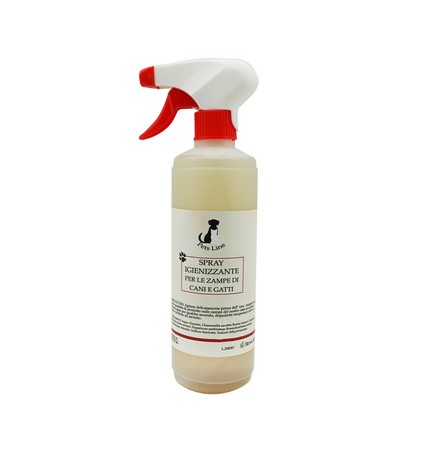 SPRAY IGIENIZZANTE PER LE ZAMPE DI CANI E GATTI 500 ml