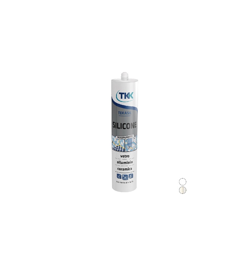 SILICONE ACETICO UNIVERSALE 280 ml - Bianco