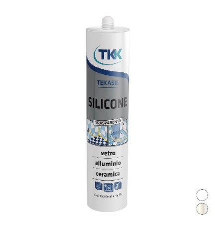 SILICONE ACETICO UNIVERSALE 280 ml - Bianco